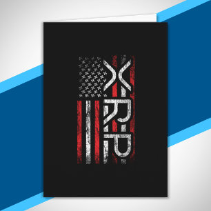 XRP Crypto Kryptowährung American Flag Meme Karte