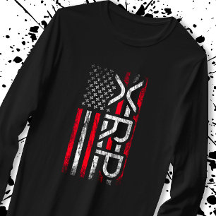 XRP Crypto Kryptowährung American Flag Meme T-Shirt