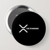 XRP Crypto Meme Kryptowährung der Standard-Angebot Button (Vorne & Hinten)