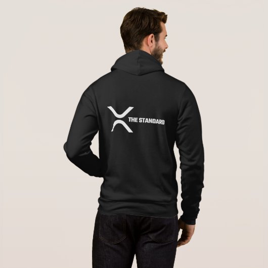 XRP Crypto Meme Kryptowährung der Standard-Angebot Hoodie (Schwarz voll)