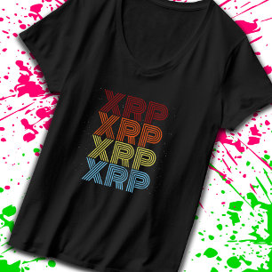 XRP Crypto Retro Vintage Cryptowährungs-Meme T-Shirt