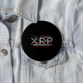 XRP Crypto Währung Kryptowährung American Flag Button (Beispiel)