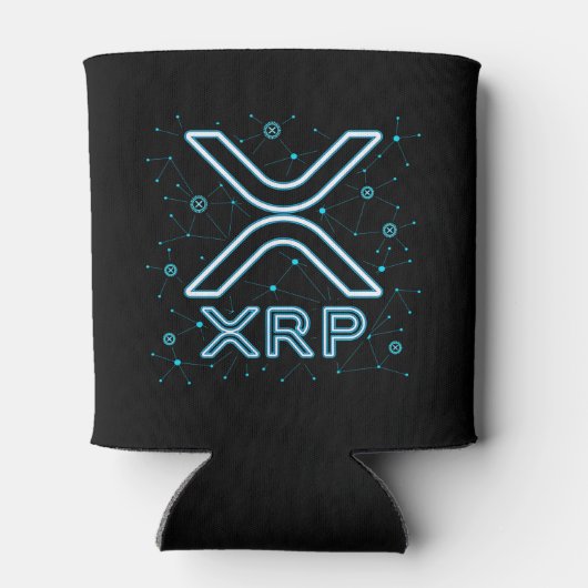 XRP Cryptowährung XRPL Blockchain Crypto Stars Dosenkühler (Rückseite)