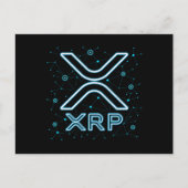 XRP Cryptowährung XRPL Blockchain Crypto Stars Postkarte (Vorderseite)