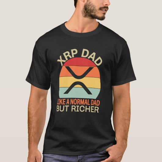 XRP Dad Crypto Merchandise Definition T-Shirt (Vorderseite)