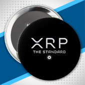 XRP Der Standard-Zitat Crypto Meme Cryptowährung Button