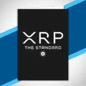 XRP Der Standard-Zitat Crypto Meme Cryptowährung Karte