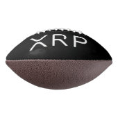 XRP Full Logo Black Football (Gedreht 90)