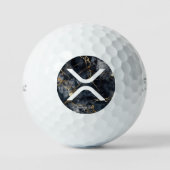 XRP Indigo Marble Titleist Pro V1 Golf Ball (Vorderseite)