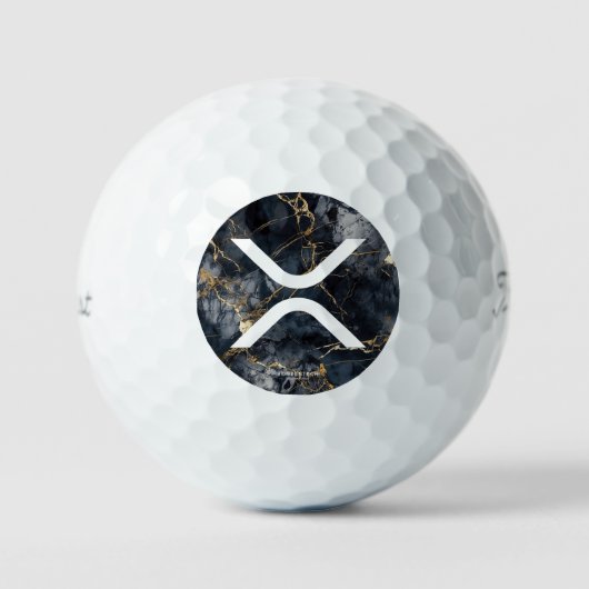 XRP Indigo Marble Titleist Pro V1 Golf Ball (Vorderseite)