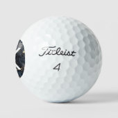 XRP Indigo Marble Titleist Pro V1 Golf Ball (Logo)