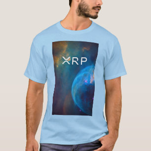 xrp, Kräuselung, Kunstblaut-shirt T-Shirt