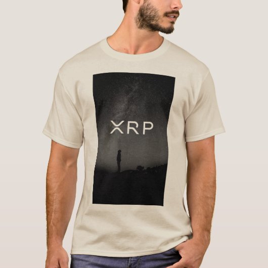 xrp, Kräuselung, Sandhimmel-Logot-shirt T-Shirt (Vorderseite)