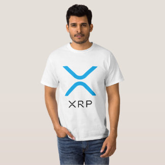 XRP Kräuselungs-blaues u. schwarzes Wert-Shirt des T-Shirt