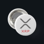 XRP Kräuselungs-grauer u. roter des Logo-| Knopf Button<br><div class="desc">XRP Kräuselungs-grauer u. roter des Logo-| Knopf</div>