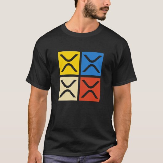 XRP Krypto Merchandise T-Shirt (Vorderseite)