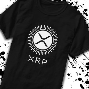 XRP Kryptowährung Krypto Decorative Circle Logo T-Shirt
