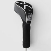 XRP Kryptowährung Qr-Code Golf Headcover (angewinkelt)