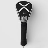 XRP Kryptowährung Qr-Code Golf Headcover (Vorderseite)