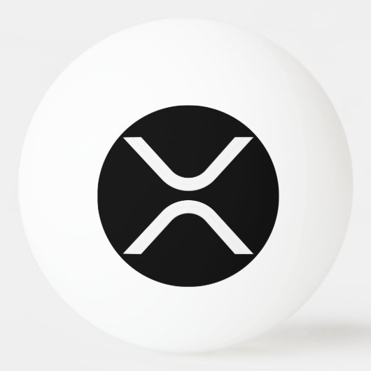 XRP-Kryptowährung Tischtennisball (Vorderseite)
