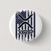 XRP Kryptowährung USA Button (Vorderseite)