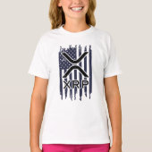 XRP Kryptowährung USA T-Shirt (Vorderseite)
