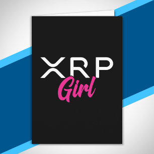 XRP Kryptowährung - XRP Girl - Kryptowährung Karte