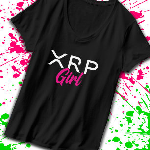 XRP Kryptowährung - XRP Girl - Kryptowährung T-Shirt