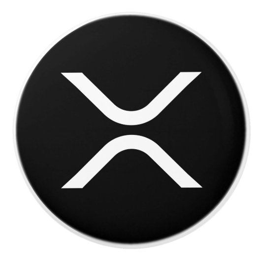 XRP-Logo-Keramik Keramikknauf (Vorderseite)