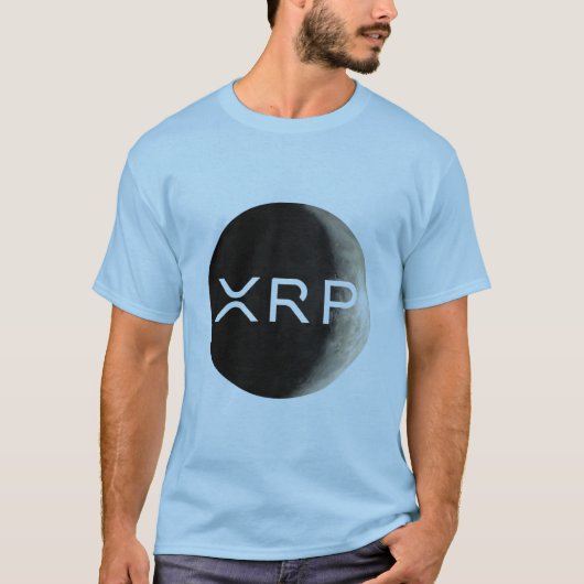 xrp, Mondlogo, Männer T-Shirt (Vorderseite)