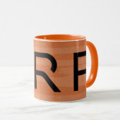 xrp, orange Tassenschale der Kräuselung Tasse (VorderseiteRechts)