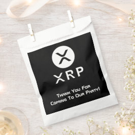 XRP Party Schwarz-Weiß-Krypto-Währung Geschenktütchen