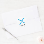 XRP Ripple Blue & Black Logo | Aufkleber (Umschlag)