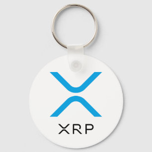 XRP Ripple Blue & Black Logo   Grundlegender Schlü Schlüsselanhänger