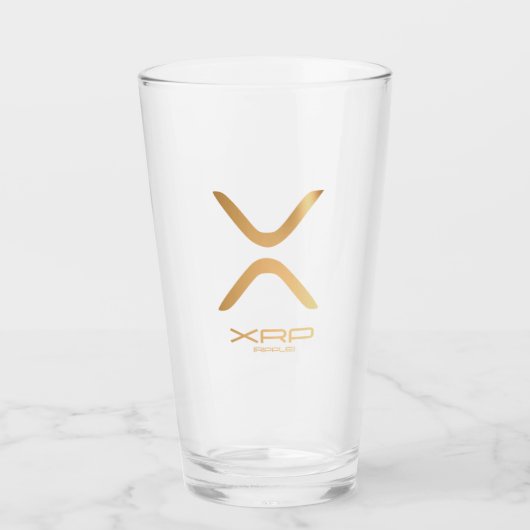 XRP - Ripple (Gold) Glas (Vorderseite)