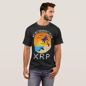 Xrp Ripple Kryptowährung Mein Rentplan Strand T-Shirt (Vorne ganz)