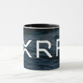 xrp, Tasse des schwarzen Kaffees der Kräuselung (Zentrum)