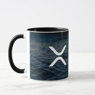 xrp, Tasse des schwarzen Kaffees der Kräuselung