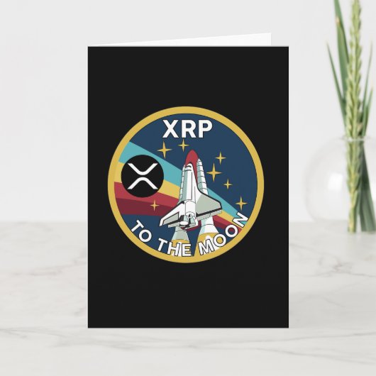 XRP-TO-MOON DANKESKARTE (Vorderseite)