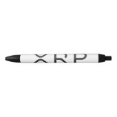 XRP Volllogobild Schwarzer Farbstift Kugelschreiber (Vorderseite)