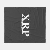 XRP Wenn Sie wissen, wissen Sie Fleecedecke (Vorderseite (Horizontal))