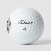 XRP White Marble Titleist Pro V1 Golf Ball (Logo)