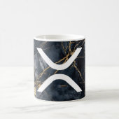 XRP 'X'-Logo-Indigomarbor-Tasse Kaffeetasse (Mittel)