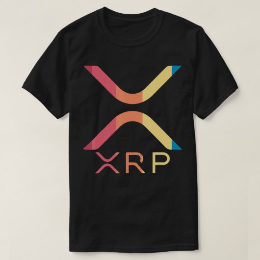 XRP zum Mond XRP-Ripple-Kryptowährungs-Bitcoin T-Shirt (Design vorne)