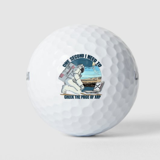 XRP zum Mondastronauten - XRP RIPPLE Golfball (Vorderseite)