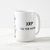 XRP zum Mondastronauten - XRP RIPPLE Kaffeetasse (VorderseiteRechts)