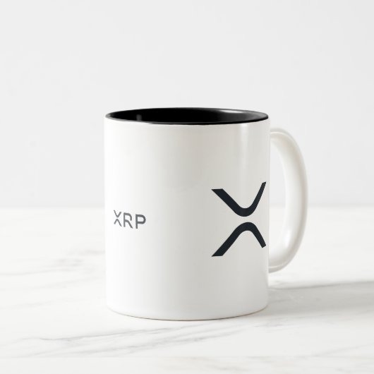 XRP-Zweiton-Tasse Zweifarbige Tasse (VorderseiteRechts)