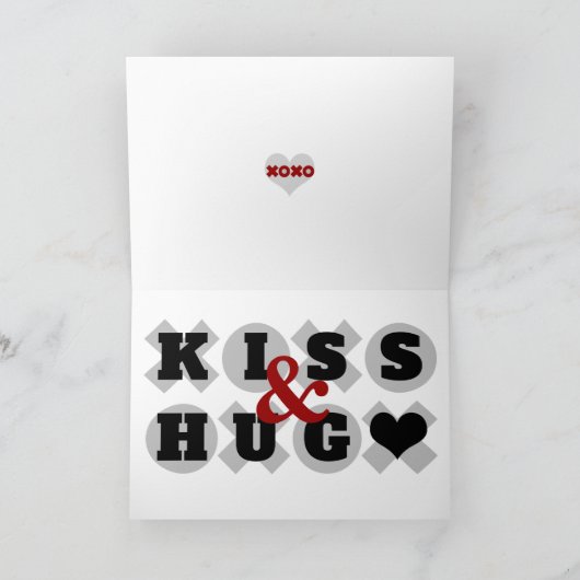 Xs & Os Feiertagskarte (Innenseite)