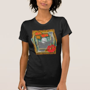 Xs u. OSrot und -gold T-Shirt