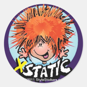 XStatic von StyleStickers™ Runder Aufkleber